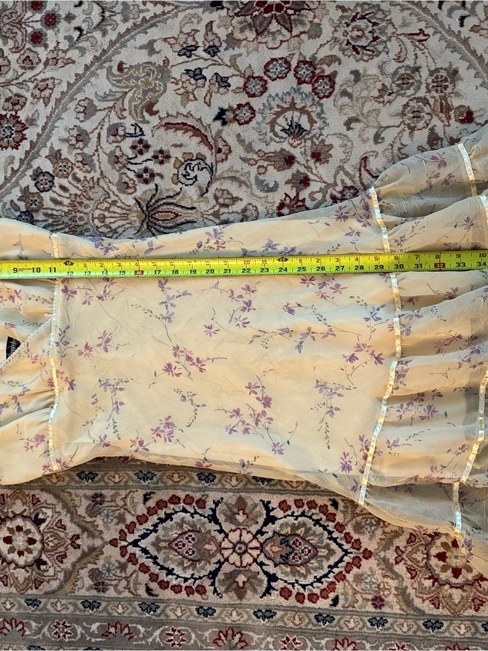 Y2K Fairy Butter Yellow V-Neck Dress - Picture 9 of 9